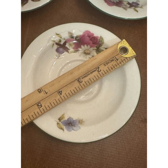 Bone China Formalities By Baum Bros. Floral Teacup & Saucer Set Of 3 Made In Eng - Picture 4 of 7